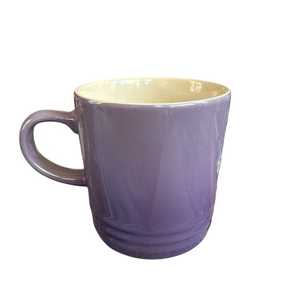 Le Creuset Purple Stoneware Coffee Mug Ultra Violet 350ml 11.8 Oz - Picture 1 of 5